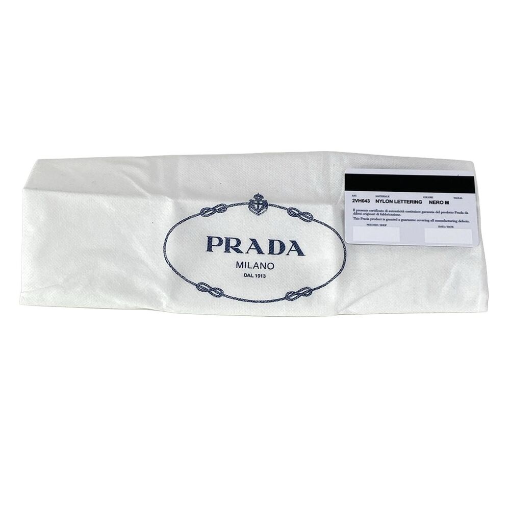 Prada Shoulder Bag 2VH043 Black Navy Multi Nylon Leather - Picture 8 of 15